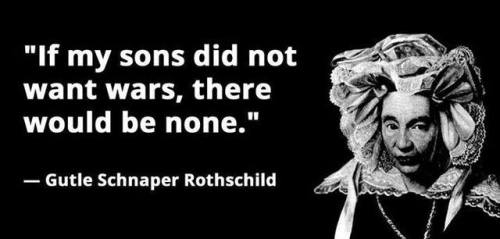 If my sons did not want wars, there would be none.