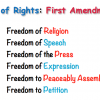 The First Amendment to the Constitution of the United States of America