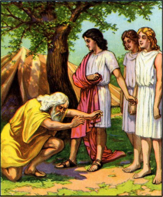Three men appeared to Abraham