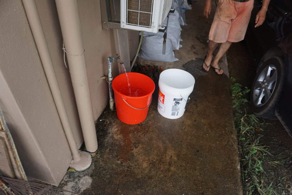 Storing water 
