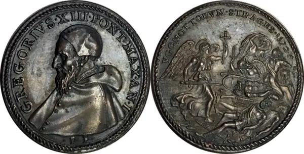 St Bartholomew Medal Struck By Pope Gregory Xiii